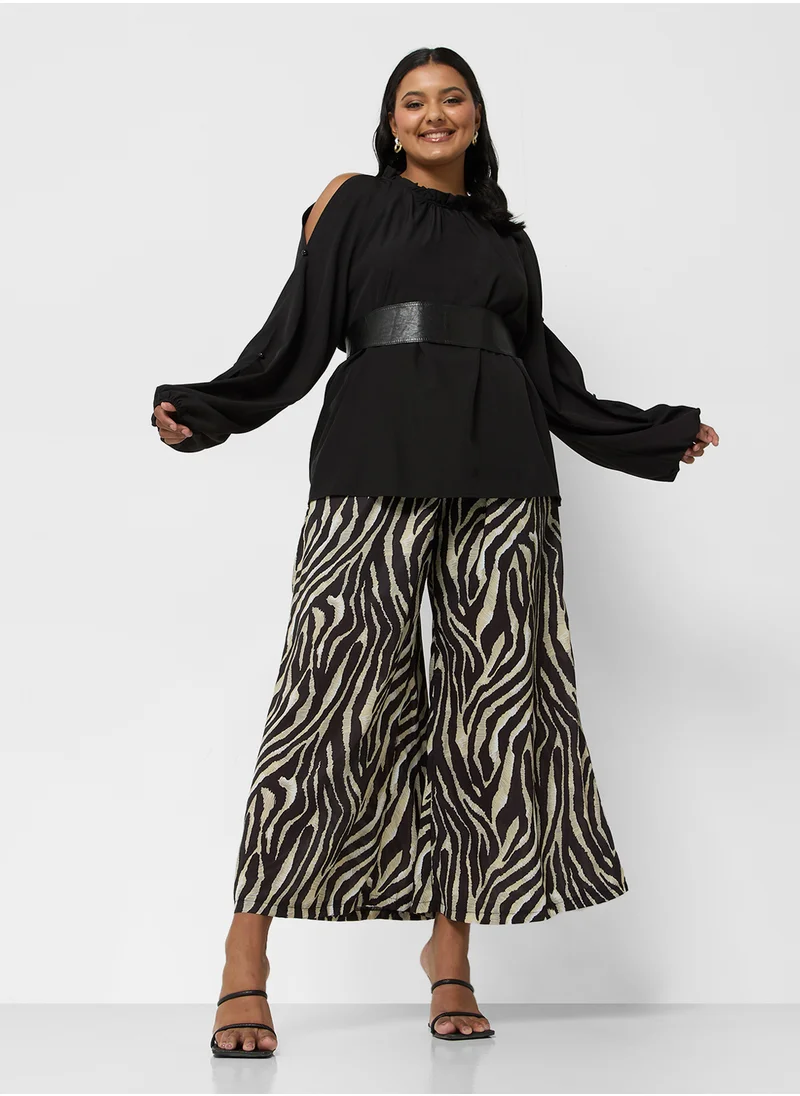 Ella Plus Animal Print Pant