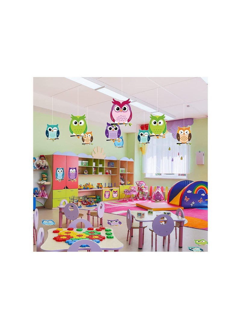 Name Tag 45-Piece Owl Pre-Cut and Colored Photo Frame for Teacher Back to School Party Supplies 8" by 14" Print Up to Date Egypt 01222143812 - Image 5