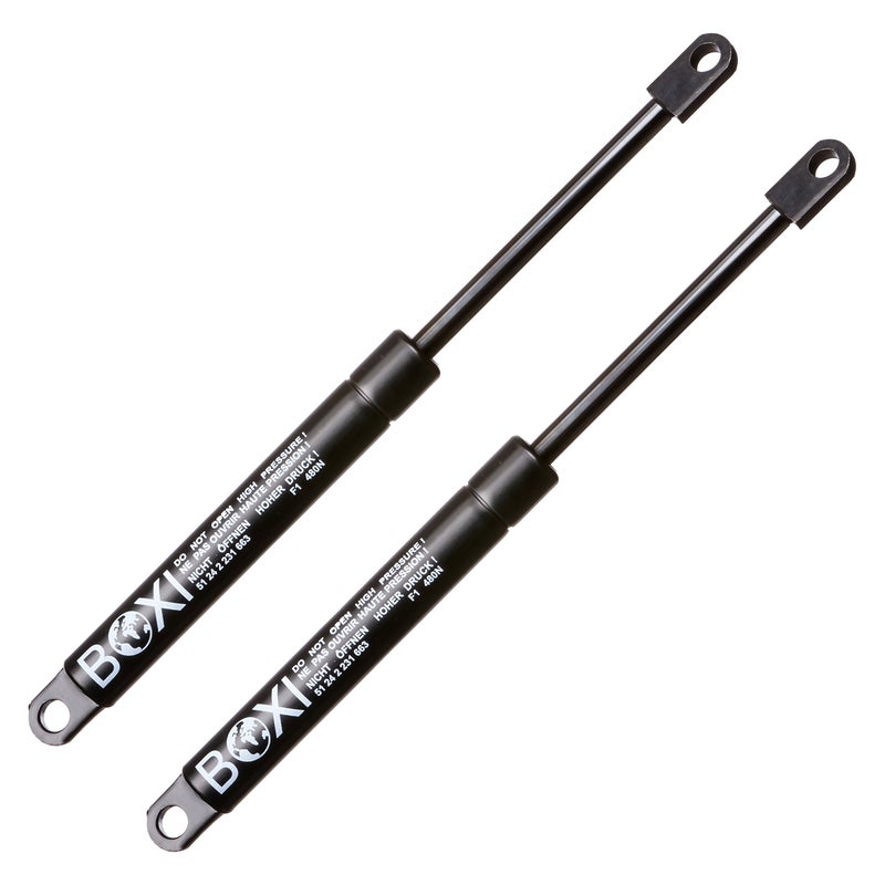 BOXI 2pcs Trunk Lift Supports Gas Struts Shocks Spring Fit for BMW E34 525i 530i 535i 540i M5 Sedan 1989 1990 1991 1992 1993 1994 1995 Trunk with Rear SpoilerReplaces 6272 51242231663 SG302012