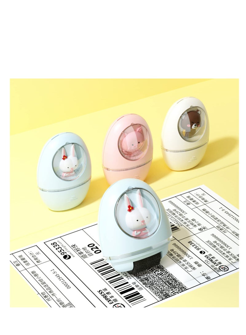 Excefore Identity Protection Roller Stamps, Confidential Roller Stamp, with Box & Bag Opener, Privacy Information Security Roller Stamp, for ID Blockout, Privacy & Security (Beige) - Image 4