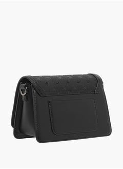 Le Confort Women Monogram Embossed Crossbody Bag with Button Closure Ramadan Collection  - Image 3