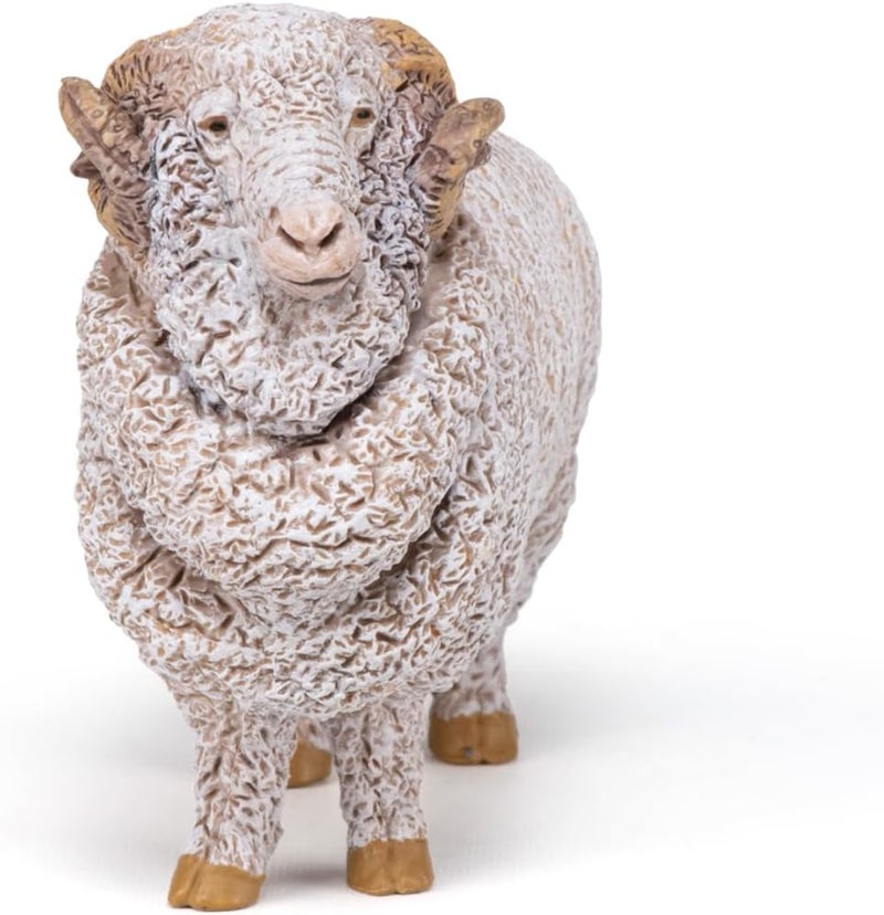Papo تمثال بابو المرسوم يدوياً أصدقاء المزرعة خراف الميرينوس 51174 قابل للجمع للأطفال مناسب للأولاد والبنات من 3 سنوات فما فوق - Image 4