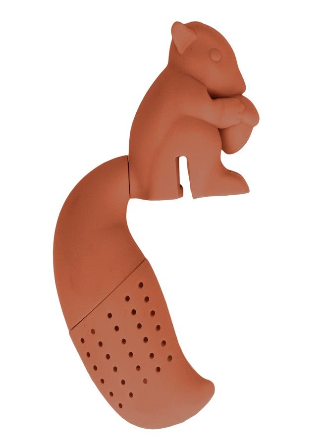 Moofey Silicone Tea Infuser, Squirrel Shape Reusable Tea Diffuser Filter for Tea Lovers, Clever Kitchen Gadget - Image 5