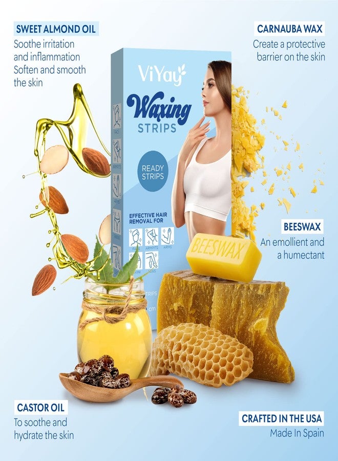 Irreshine Facial Wax Strips Hair Removal: Face Upper Lip Eyebrow Chin Waxing Hair Remover Kit for Women and Men Natural & Vegan Ready to Use At Home & Travel, Sensitive Skin Friendly - 36 Ct - Image 5