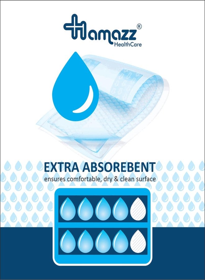 HAMAZZ Premium Underpads , Superior Absorbency,Leak Proof,Large, (60 x 90 Cm) Pack of 5,50 Count - Image 3