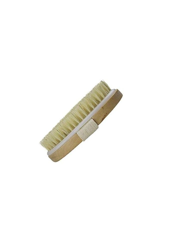 Bath Shower Dry Skin Body Brush Wood Brush Natural Bristle - Image 3