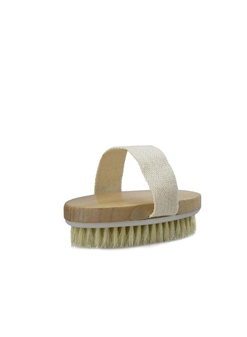 Bath Shower Dry Skin Body Brush Wood Brush Natural Bristle - Image 5