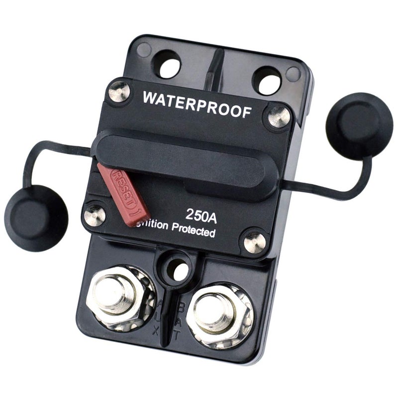 Cllena 250 Amp Waterproof Circuit Breaker for 12V-48V DC Systems - Image 2