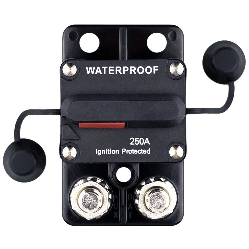Cllena 250 Amp Waterproof Circuit Breaker for 12V-48V DC Systems - Image 1