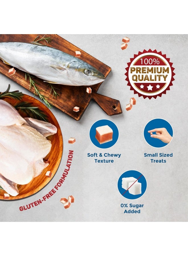 تريكسي مجموعة مكافآت القطط من مكعبات الدجاج بالجبن الفاخر وسندويشات التونة الفاخرة، مكافآت غنية بالعناصر الغذائية للقطط، مناسبة لجميع السلالات - (عبوة من قطعتين) - Image 3