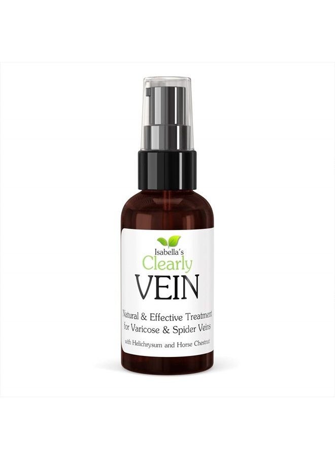 Isabella's Clearly - VEIN | Natural Essential Oil For Varicose Veins - Best Natural Varicose Veins Treatment For Legs | Capillary Health For Face and Body | Soothing Essential Oils and Herbal Extracts w - Image 1