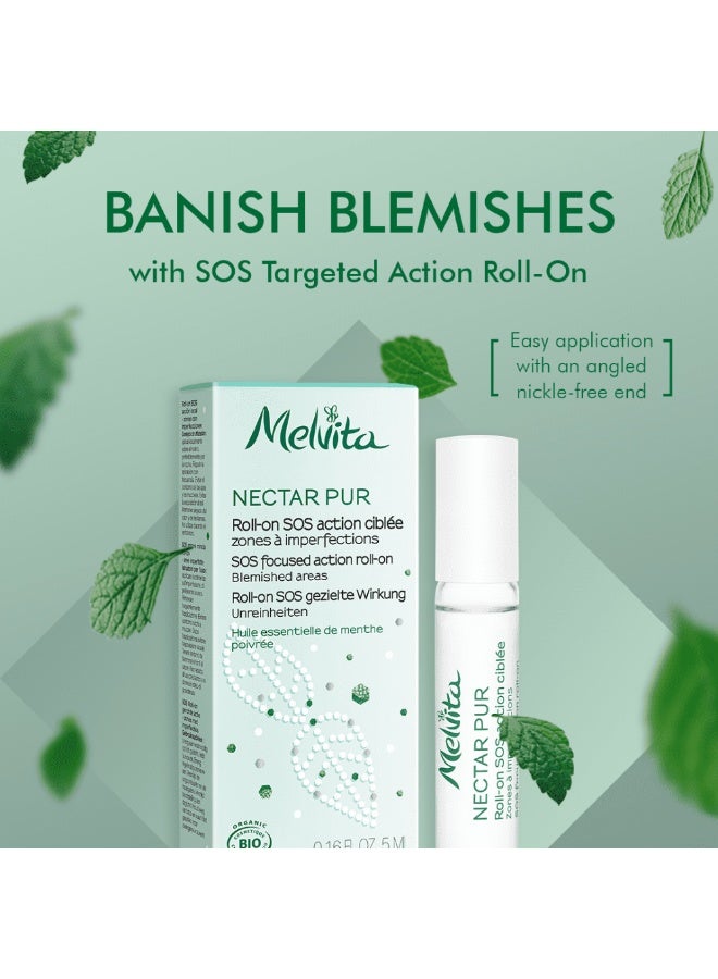 Melvita Nectar Pur Roll-On SOS Imperfections Bio 5 ml - Image 4