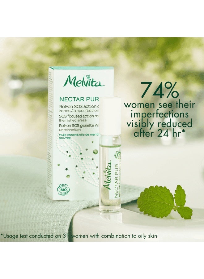 Melvita Nectar Pur Roll-On SOS Imperfections Bio 5 ml - Image 3
