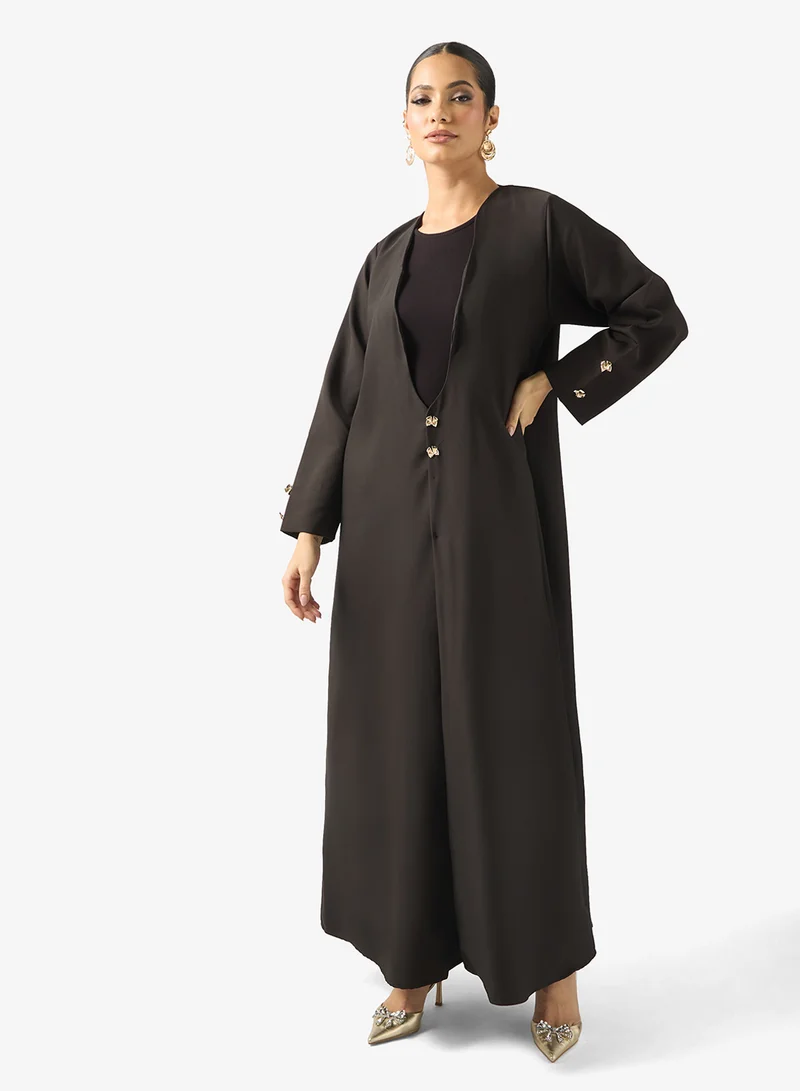 Basic Abaya With Sheila