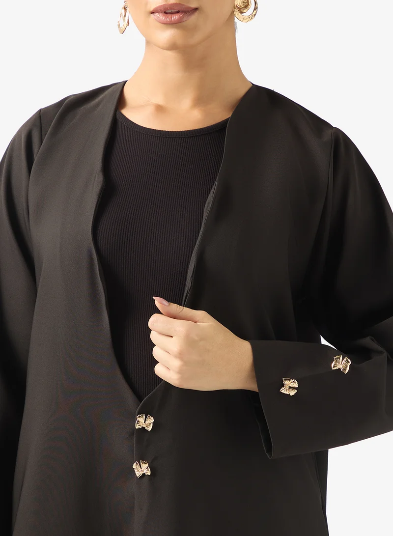 Khizana Basic Abaya With Sheila