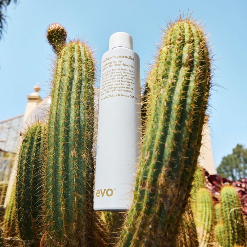 EVO Builder's Paradise Working Spray - Full Size Medium Hold Lightweight Hairspray To Build Shape & Style Control with A Reworkable Finish - 8.8oz - Image 5