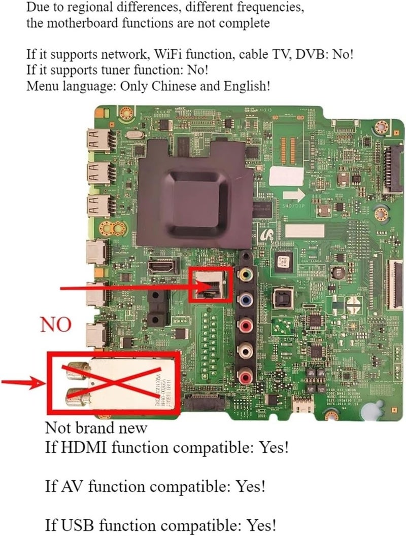 TV Power Board BN41-01958A BN41-01958B, for UE55F6400AK UE55F6500 UE55F6800SSXTK UE46F6510SS UE55F6670SBXXU UE75F6400(75 inch) - Image 3