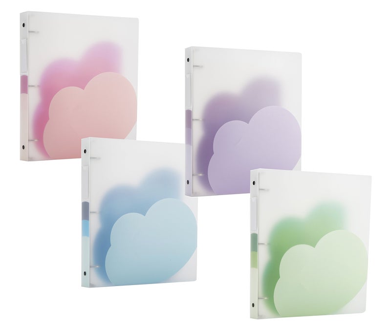 Filexec Products Cloud Ring Binder 1 Pack of 4 504936457