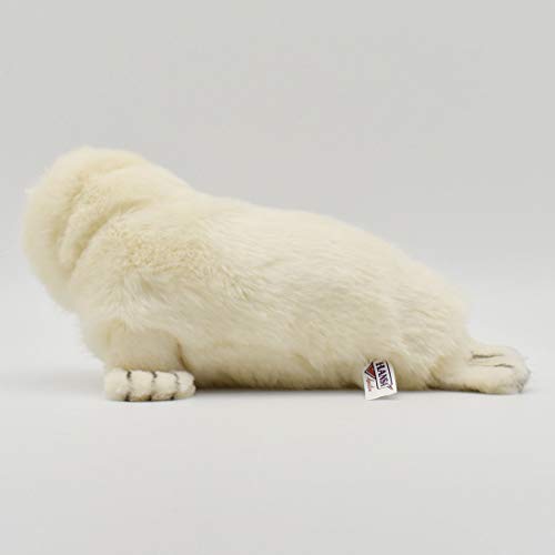 Hansa White Seal Animal Plush Toy - 12" - Image 2
