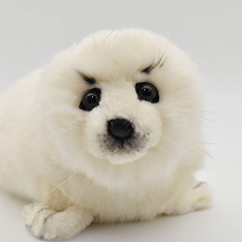 Hansa White Seal Animal Plush Toy - 12" - Image 4