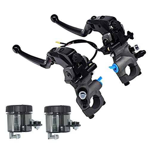 Feiteplus 7/8" Motorcycle Universal RCS19 CNC Hydraulic Brake Clutch Master Cylinder Reservoir Lever Upper Pump Cable Adjustable Handbrake - Image 1