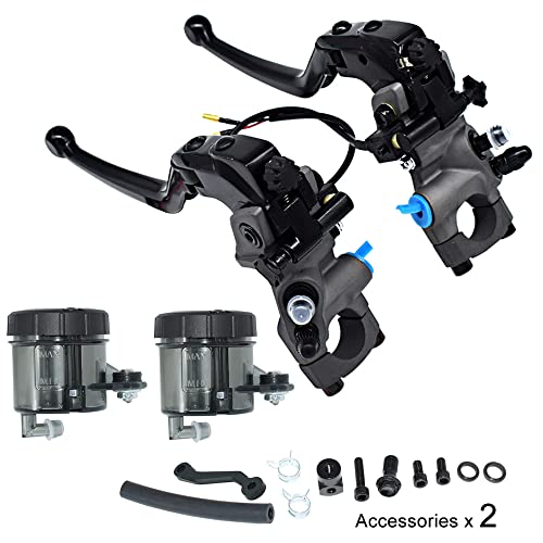 Feiteplus 7/8" Motorcycle Universal RCS19 CNC Hydraulic Brake Clutch Master Cylinder Reservoir Lever Upper Pump Cable Adjustable Handbrake - Image 5