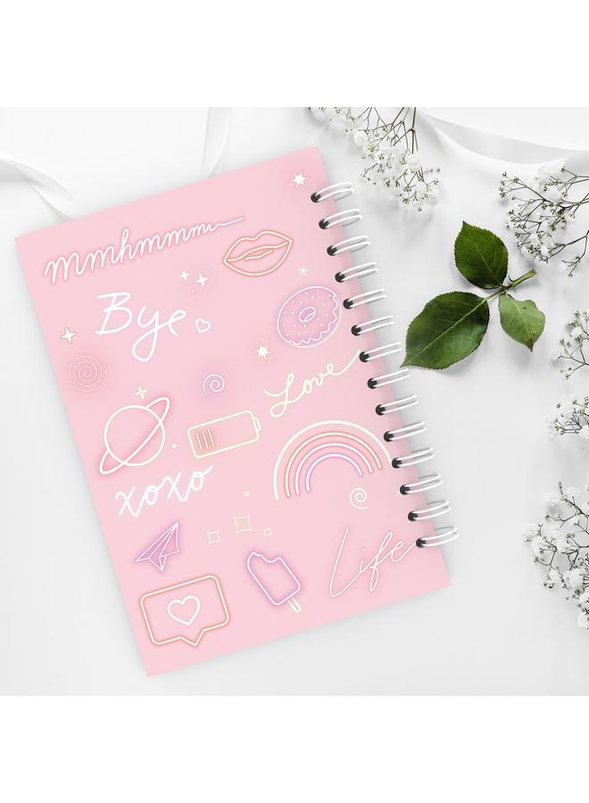 Bluejw New Plan This Simplified Planner Undated Schedule This A5 Coil English Notebook  - Image 5