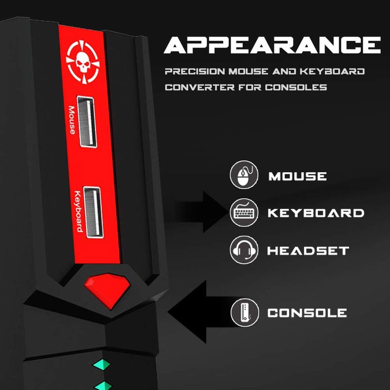 Brook Sniper - Precision Mouse and Keyboard Converter, to Play FPS Games Without a Controller, FPS Game Converter for PS4, PS3, Xb One, and Switch. for Splatoon 3, FPS Gaming Converter - Image 2