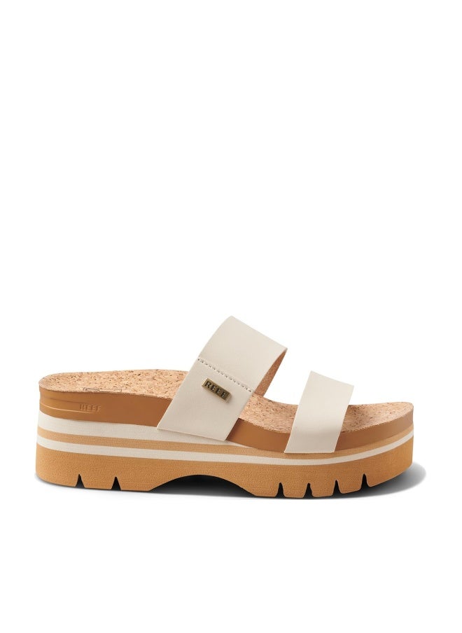 Reef Cushion Vista Higher Womens Platform Fashion Sandal, Arch Support, Ultra Soft Cushion Footbed, Vintage Tan, 7 - Image 1