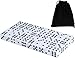 DAGONGREN 50 Pack 16MM White Dice Six Sided Standard Opaque White Dice with Black Pips Dots for Board Games - Image 2