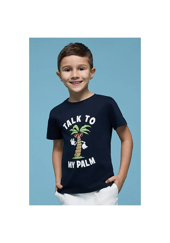 R&b Printed T-Shirt with Crew Neck and Short Sleeves