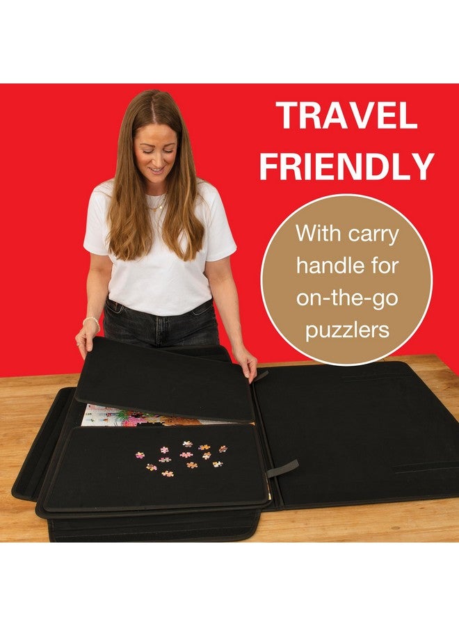 Jumbo Portapuzzle Comfort - Non-Slip Felt, Portable Jigsaw Puzzle Board with Adjustable Angle for 500 to 1000 Pieces - Lightweight, Easy to Store Puzzle Mat, Sorter & Organiser - Image 4