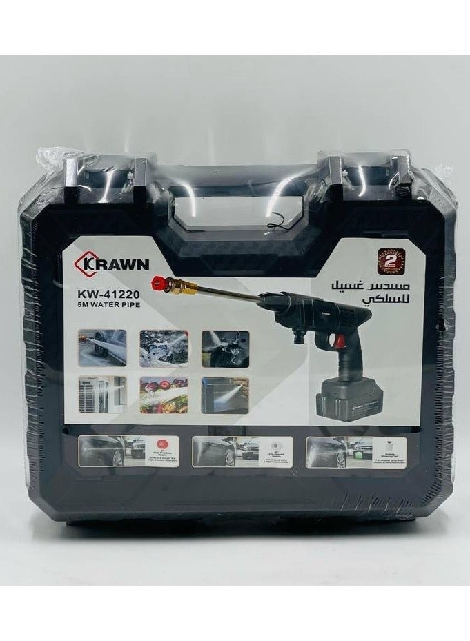 كراون مسدس غسيل لاسلكي KRAWN – قدرة ضغط عالية 260 واط - Image 3