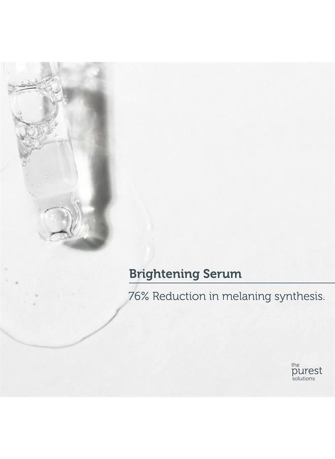 the purest solutions Brightening Serum (Arbutin 2% + Hyaluronic Acid) - Eliminate Skin Tone Inequalities & Support Vibrant Bright Skin - Vegan | Cruelty Free | Eco Friendly (1 fl. oz)  - Image 4