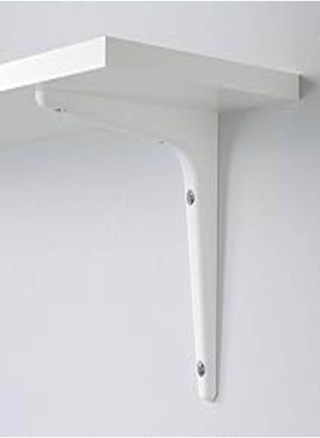 Generic Bracket, white, 18x18 cm 2PCS 