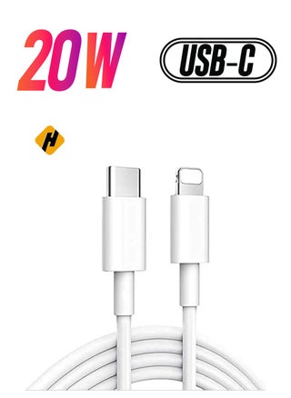 USB C to 8pin Cable Compatible with iPhone 13 Pro Max/12/11 Pro/X/XS/XR/8 Plus/AirPods Pro, Supports Power Delivery, 2M, White - pzsku/ZBFCABF489E6CEA76495CZ/45/_/1738266578/ba938320-32ac-4403-b506-3f1cf7d41377