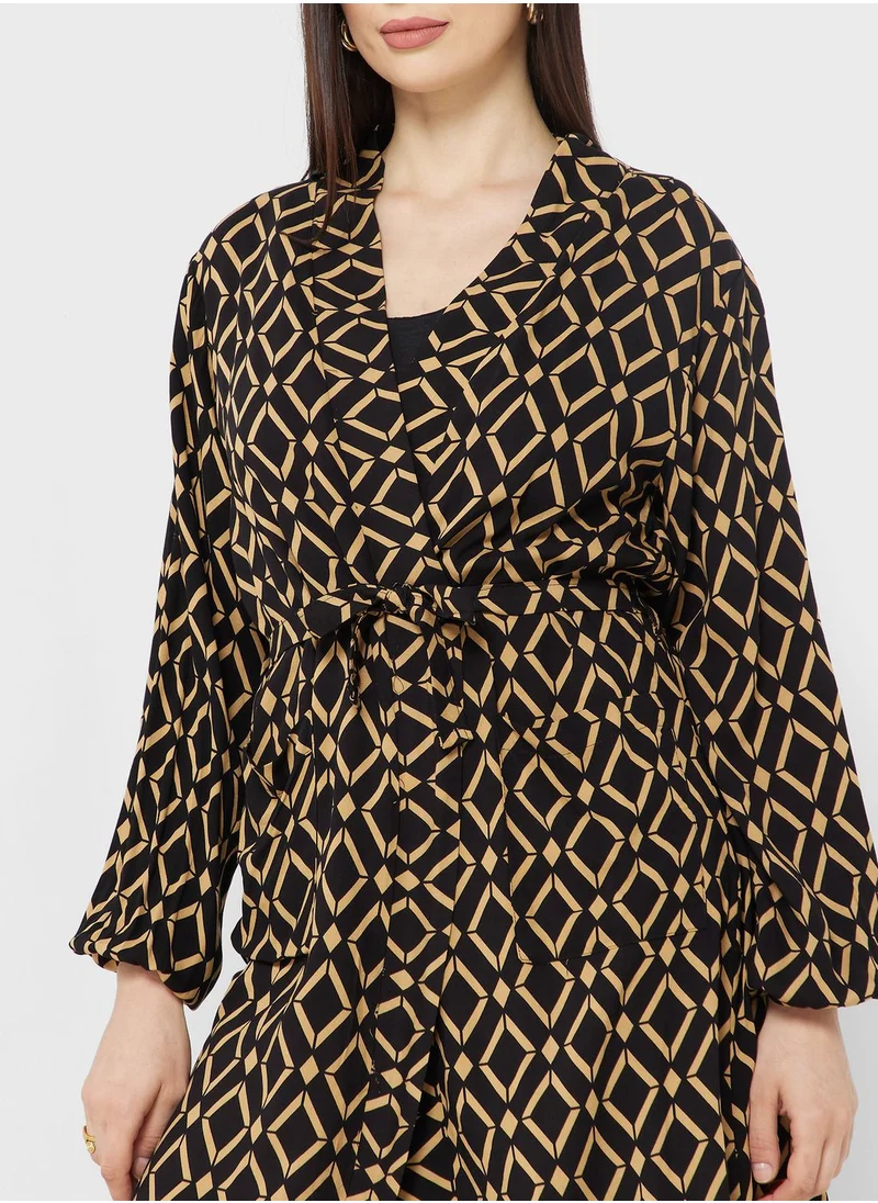 Khizana Printed Layering Light Jacket
