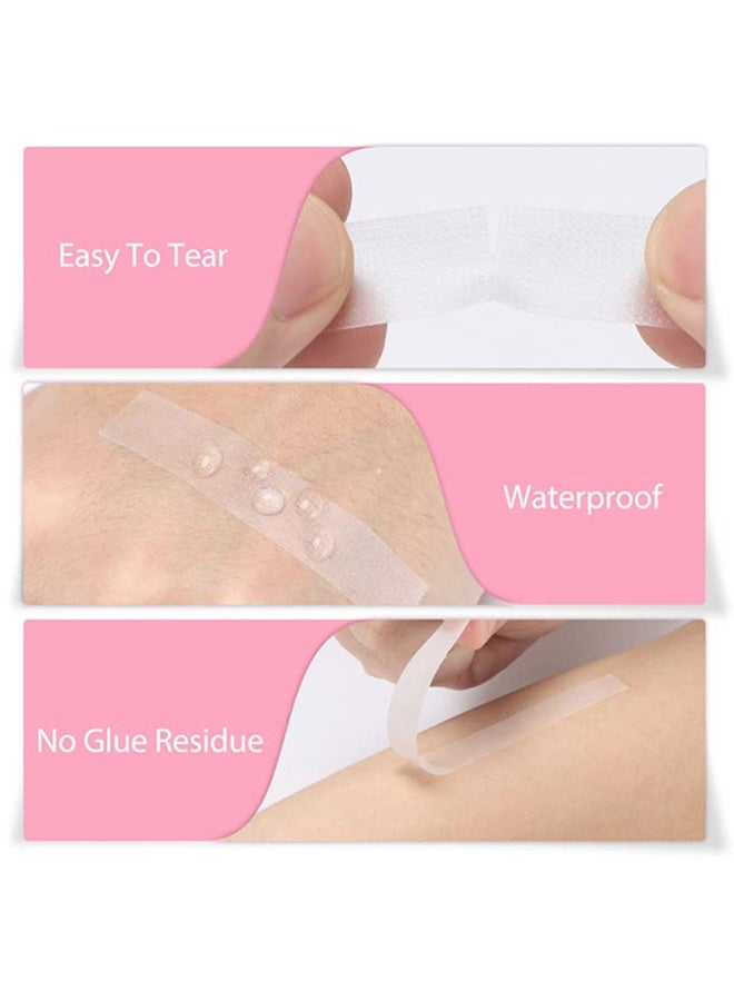 Generic 4 Rolls PE Eyelash Tape, Adhesive Fabric Eyelash Tapes, Adhesive Breathable Micropore Fabric Tape for Eyelash Extension Supply,9 m/10 Yard Each Roll (Transparent)  - Image 4