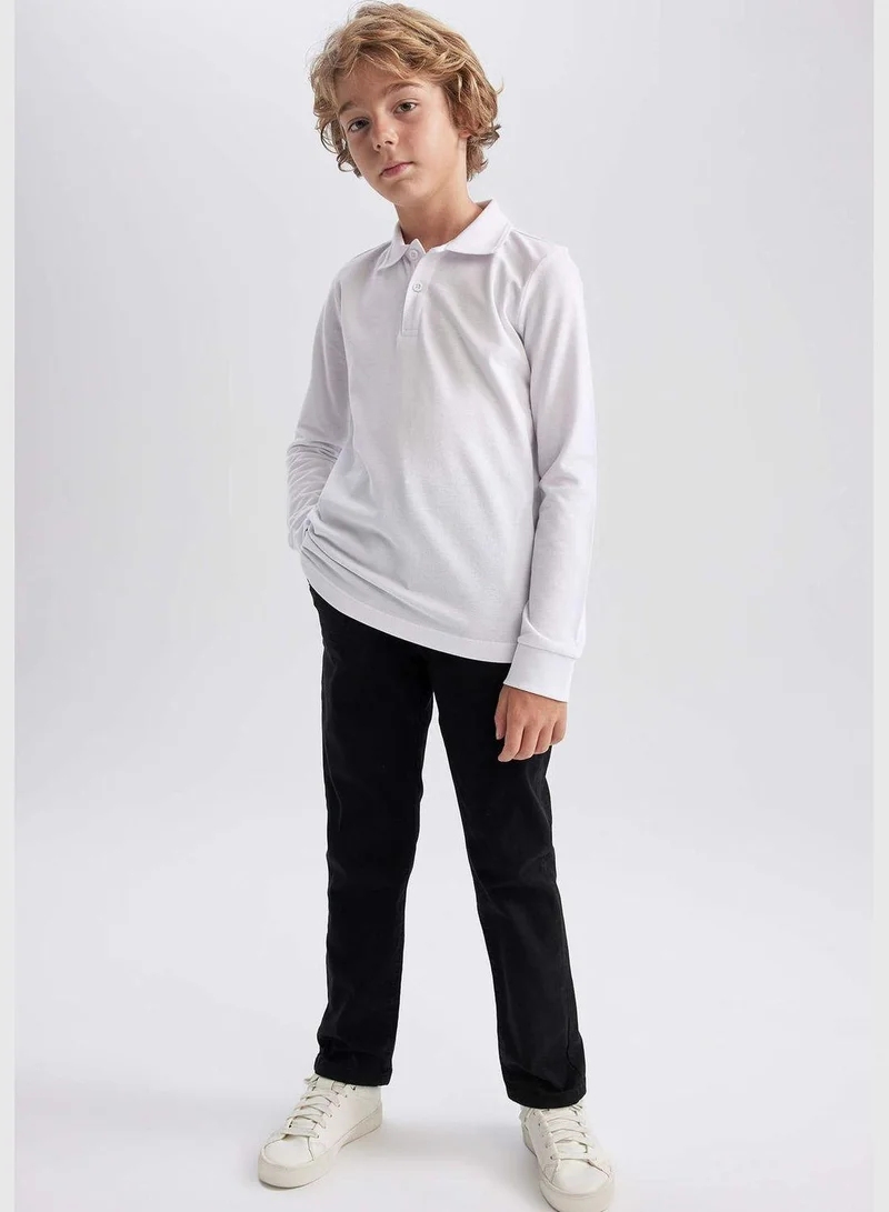 DeFacto 2 Pack Regular Fit Long Sleeve T-Shirts