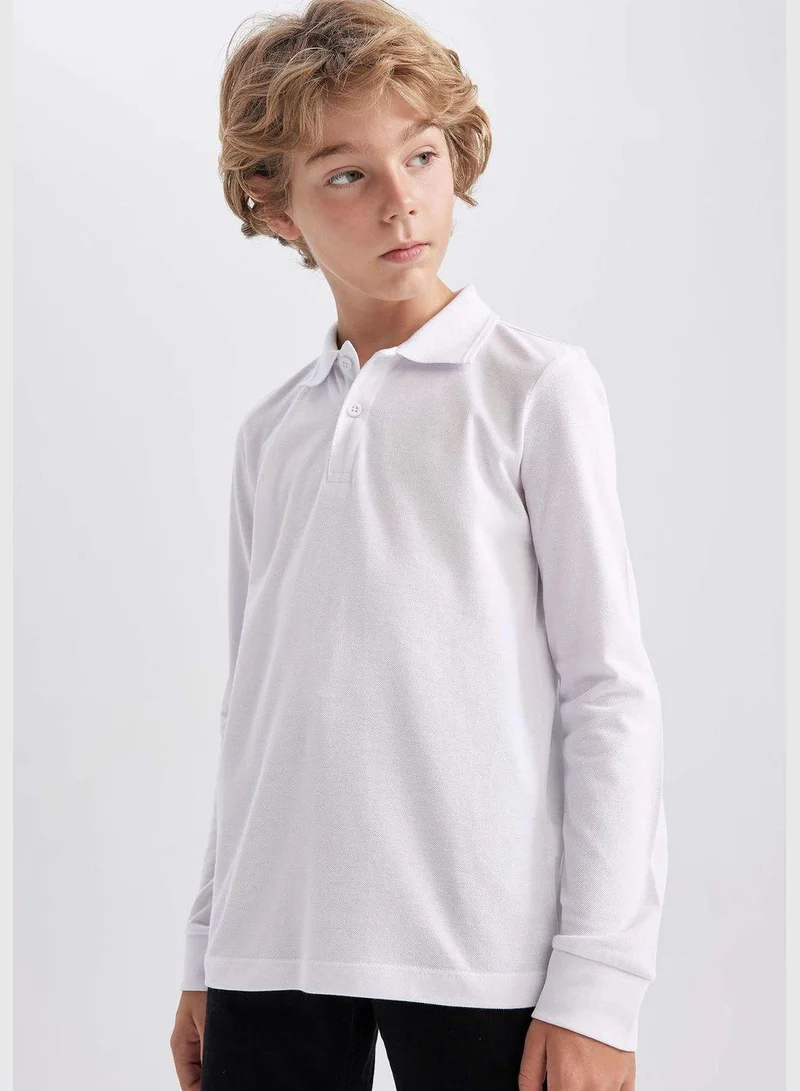 ديفاكتو 2 Pack Regular Fit Long Sleeve T-Shirts