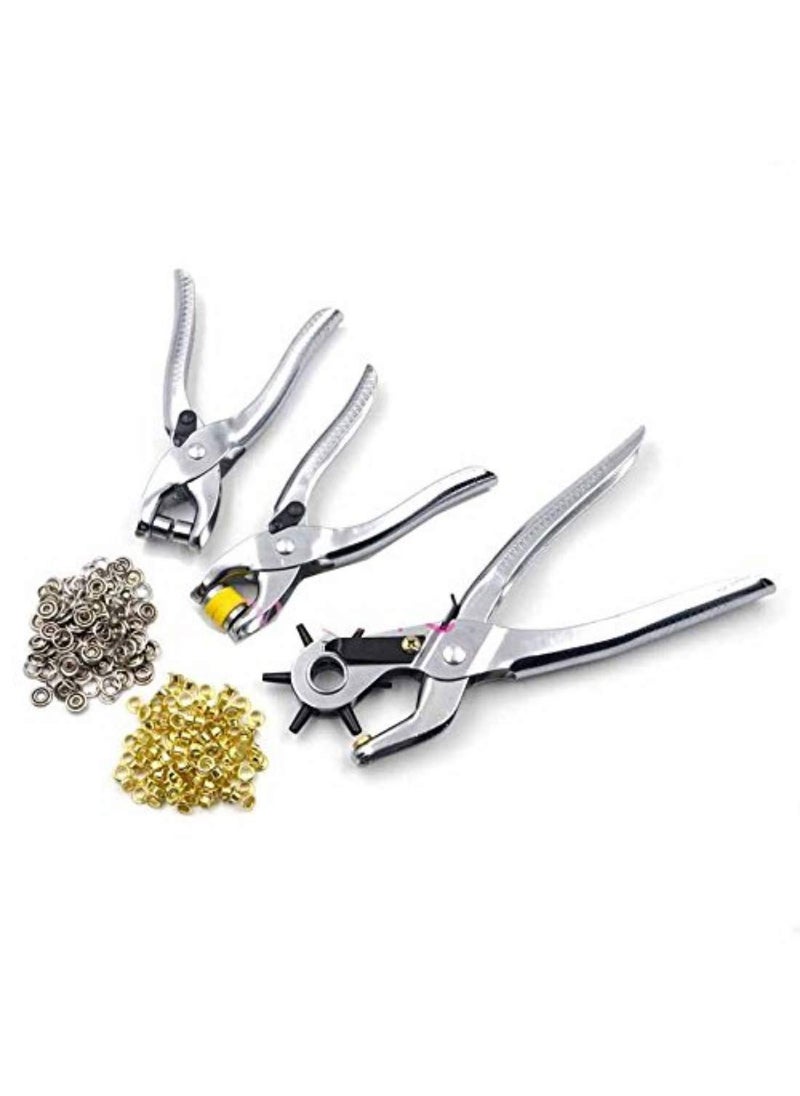 DIY Crafts DIY Crafts Design No 2 Set of 3 Pcs 3Pcs Leather Belt Hole Punch Snap B Design No 2 Set of 3 Pcs  - Image 2