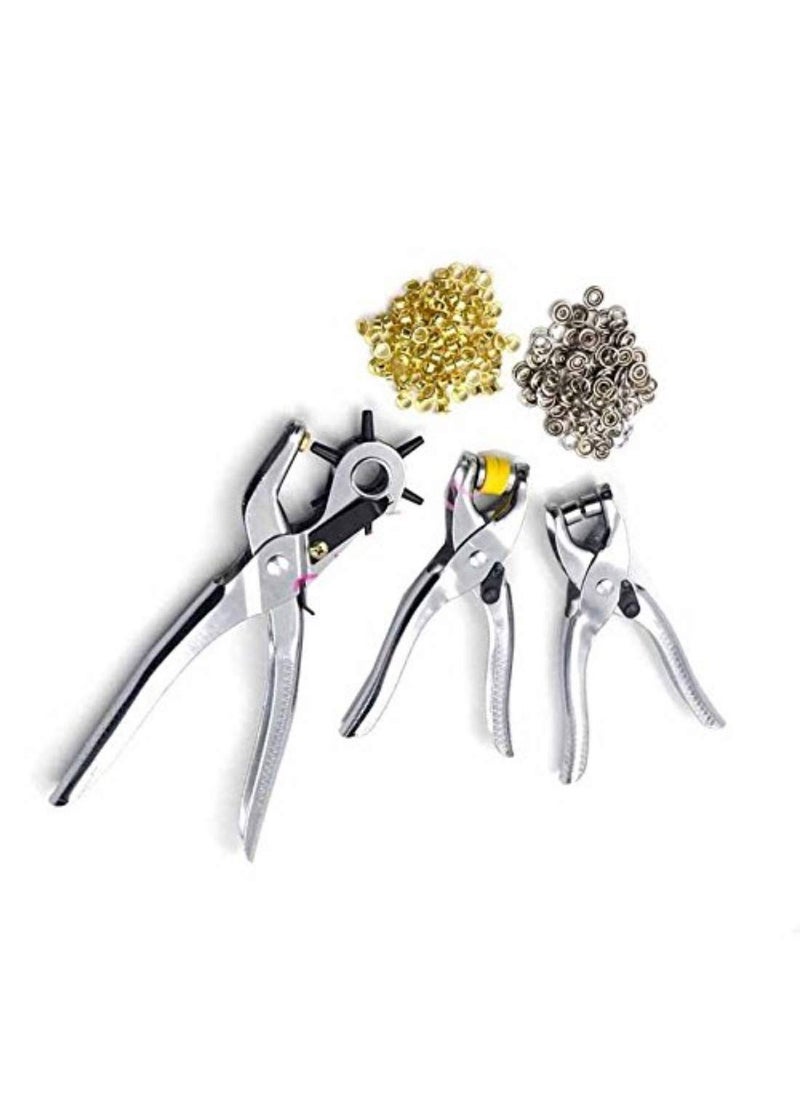DIY Crafts DIY Crafts Design No 2 Set of 3 Pcs 3Pcs Leather Belt Hole Punch Snap B Design No 2 Set of 3 Pcs  - Image 3