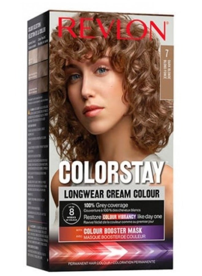 REVLON Colorstay Permanent Haircolor N°7 Dark Blonde Revlon - Image 1