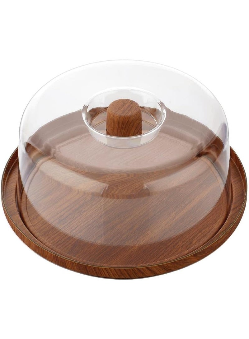 Evelin Cake Serving Tray With Dome Cover Pastry Cake Dish - Image 1