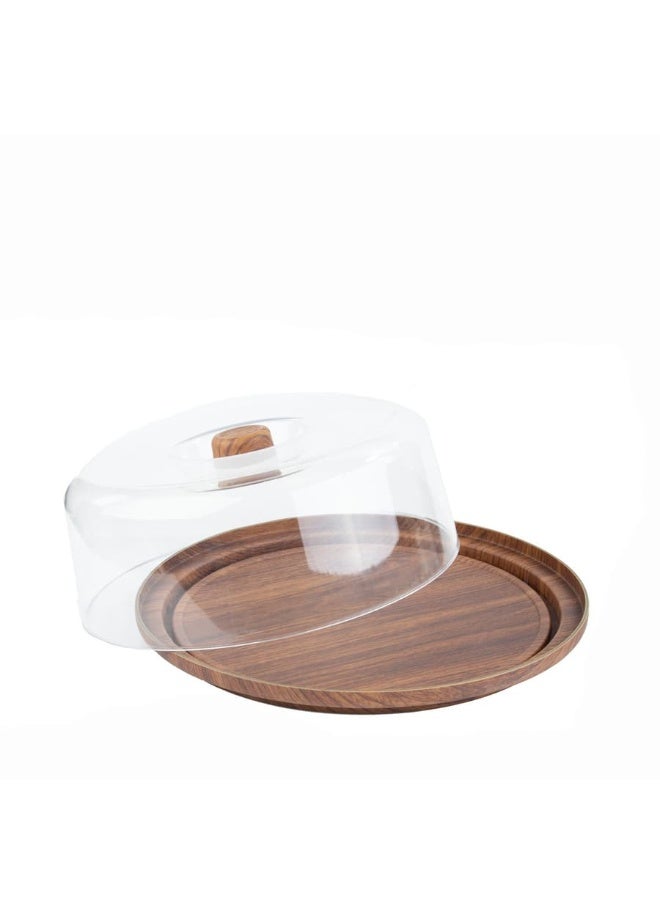 Evelin Cake Serving Tray With Dome Cover Pastry Cake Dish - Image 3