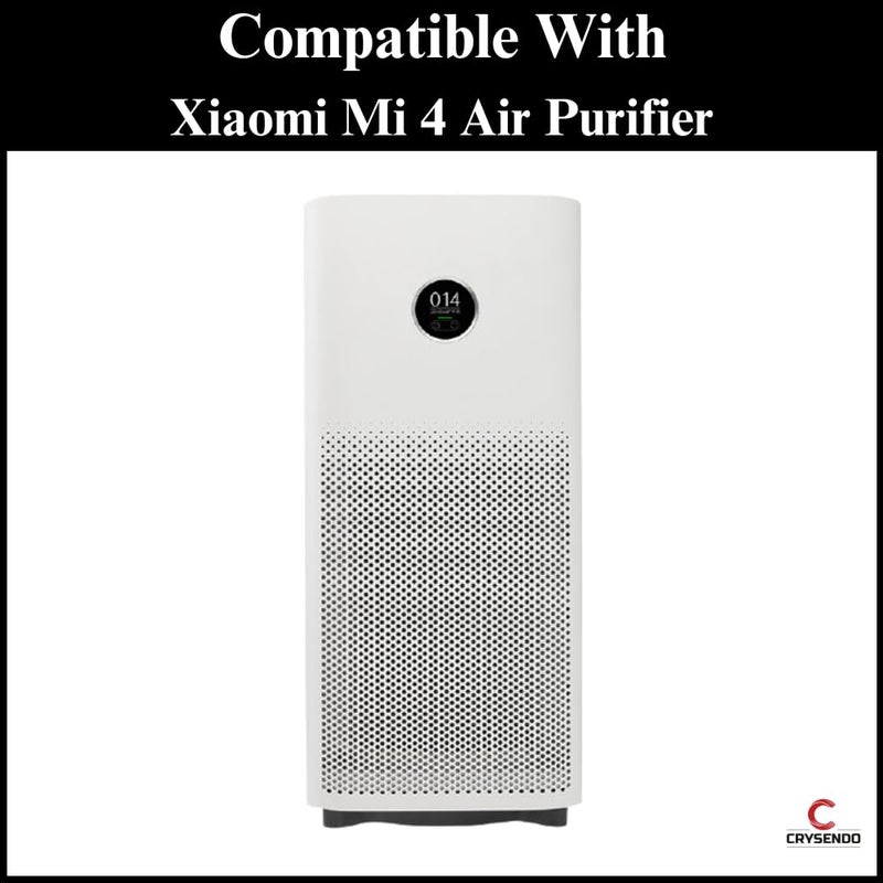 CRYSENDO Crysendo Replacement HEPA Filter Compatible with Xiaomi Mi 4 Air Purifier HEPA Active Carbon Integrated Filter with RFID Purple  - Image 2