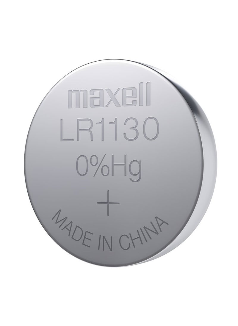 ماكسل 10-Pieces Maxell AG10 LR1130 (189) Alkaline 1.5V Batteries For Calculator  - Image 2