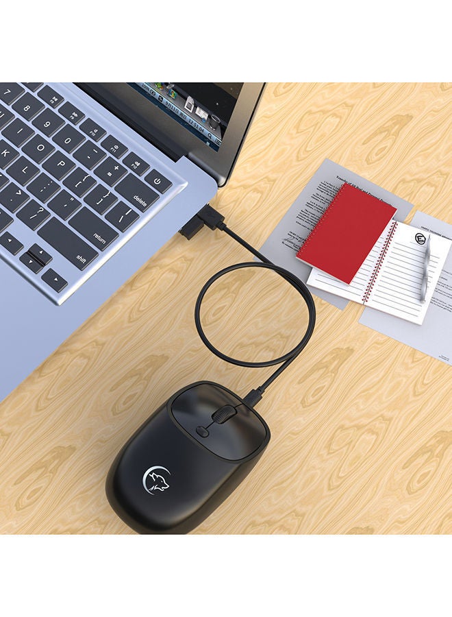 نيبمينينت ماوس بصري لاسلكي مع جهاز استقبال أسود - Image 3