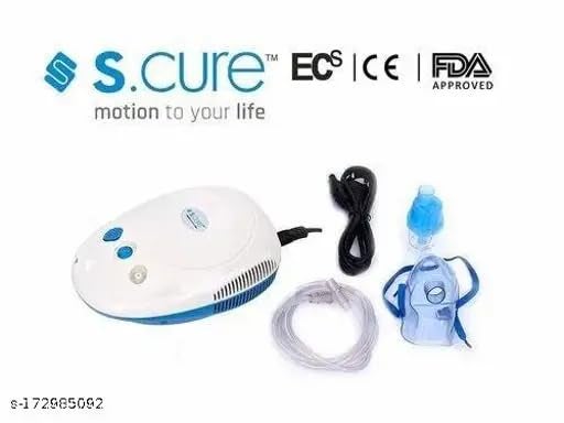 Anmol S Cure NEC 240 Nebulizer Machine Kit for Adults and Kids with Mask, White - Image 4