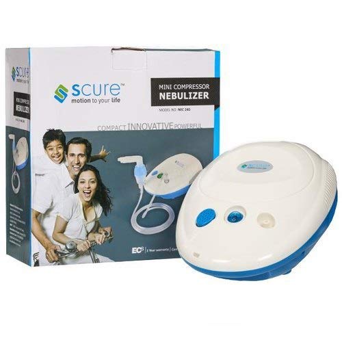 Anmol S Cure NEC 240 Nebulizer Machine Kit for Adults and Kids with Mask, White - Image 5